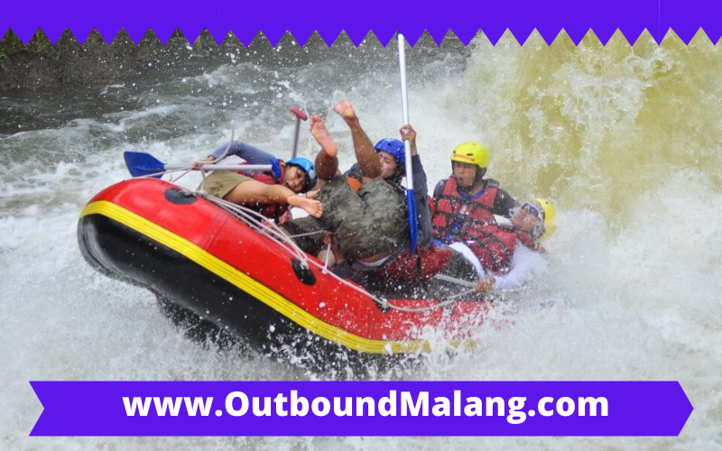 Tempat outbound Rafting Daerah Batu malang Murah
